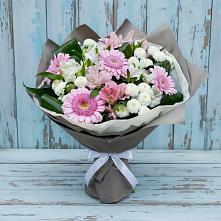 Букет цветов из:  Герберы, Альстромерии и Хризантемы #REPLACE_PRED# Абакане