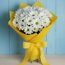 Букет Застенчивые лепестки в Абакане Букет цветов из:  Хризантемы в Абакане