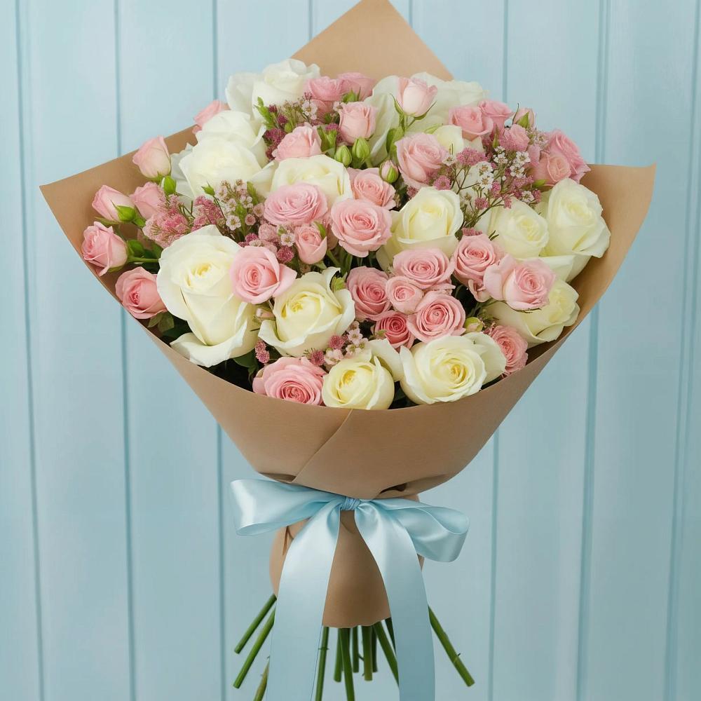 Букет цветов из: Розы в Абакане