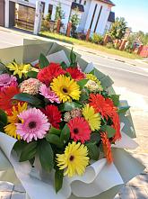 Букет цветов из:  Герберы #REPLACE_PRED# Абакане