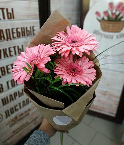 Букет цветов из: Герберы в Абакане