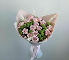 Букет доброе утро в Абакане Букет цветов из:  Розы и Хризантемы в Абакане