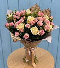 Букет цветов из:  Розы в Абакане