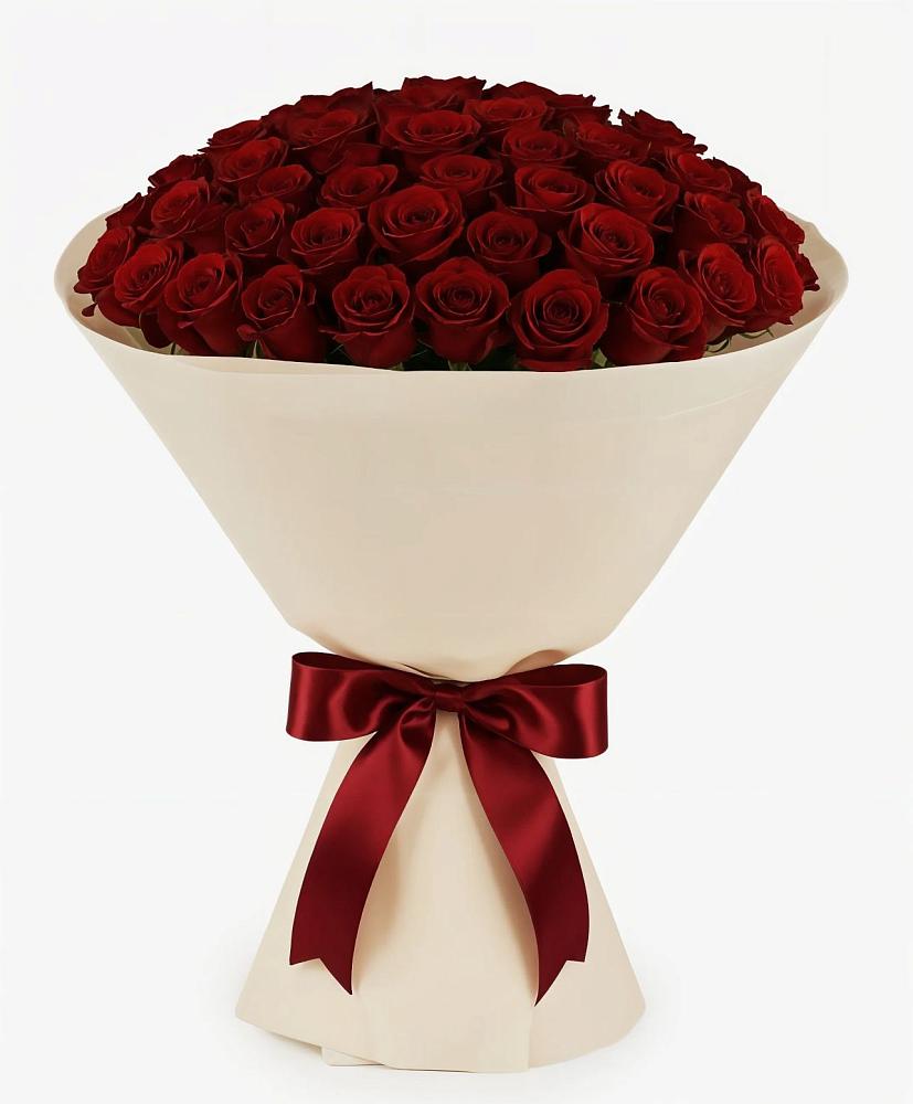 101 Бордовая роза Блэк Бакарра в Абакане Букет 101 Бордовая роза Блэк Бакарра в Абакане