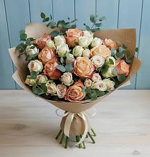 Букет цветов из:  Альстромерии и Розы #REPLACE_PRED# Абакане